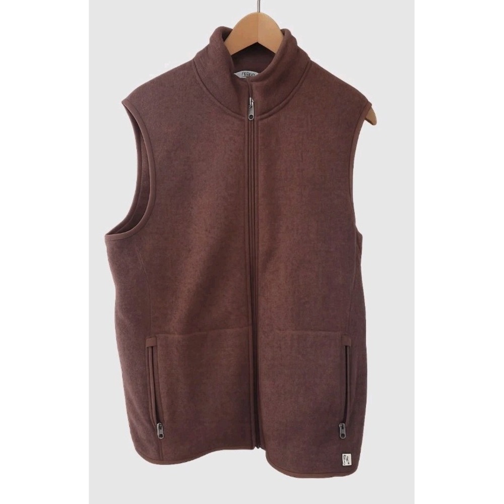 New Duluth Trading Sweater Fleece Vest Size Medium Gorpcore Hike Relaxed Fit